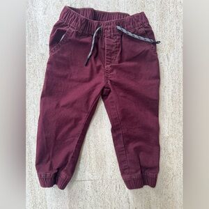 GAP Kids Burgundy Joggers